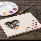 24 Pack: Unfinished Wood Heart Frame by Make Market® Make Market