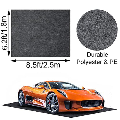 Garage Floor mat, Oil Spill mat, Large Vehicle Garage mats, Premium Absorbent Oil Pad, Garage Carpet for Golf Carts,Motorcycles,Protect Garage and