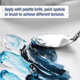 U.S. Art Supply Impasto Clear Gel Acrylic Medium, 500ml Tub U.S. Art Supply