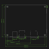 3D Printer Motherboard Kit Laser Engraving Machine Main Board Equipped 32 Bit STM32 Processor Mini 3D Printer Control Board Expandable WiFi Module Walfront
