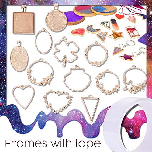 Insnug Epoxy Resin Kit for Beginners - Silicone Molds UV Light Clear Casting DIY Kits Jewelry Bracelet Making Kits Supplies Necklace Keychain Insnug