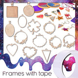 Insnug Epoxy Resin Kit for Beginners - Silicone Molds UV Light Clear Casting DIY Kits Jewelry Bracelet Making Kits Supplies Necklace Keychain Insnug