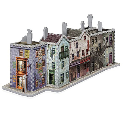 Wrebbit3D Harry Potter Diagon Alley 3D Puzzle for Teens and Adults | 450 Real Jigsaw Puzzle Pieces | Not Just an Ordinary Model Kit for Adults for - WoodArtSupply