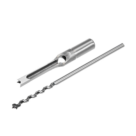 uxcell Square Hole Drill Bit, 3/8" High-Carbon Steel Hollow Chisel Mortise Power Tool for Woodworking 2 Pcs uxcell