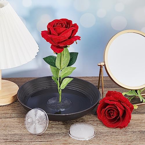 Waydress Plastic Flower Frog Pin Holder Clear Flower Arranger Frog Christmas Gift for Flower Arrangement Enthusiast Japanese Decoration Floral Waydress