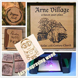 Comgrow Laser Engraving Machine for Dog Tag Metal Wood Silicone,Portable Desktop Laser Engraver Machine Tumblers Leather Glass Acrylic Comgrow