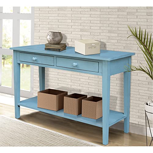 IC International Concepts Spencer Console-Server End Table, 48 in W x 17 in D x 30 in H, Unfinished IC International Concepts