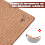 12X16 in Macrame Board for Braiding & Cording: Macramé Project Board for Braiding Bracelet Creating Macrame and Knotting Creations (12X16IN) MicoSim