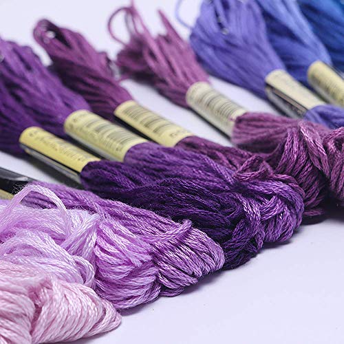 LOVIMAG Premium Rainbow Color Embroidery Floss 140 Skeins Per Pack with Cotton for Cross Stitch Threads, Bracelet Yarn, Craft Floss, Aroic Embroidery LOVIMAG
