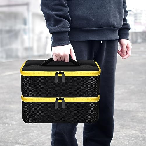 Tool Bag Compatible with DEWALT 20V MAX XR for Jig Saw DCS334B, Storage Carrying Holder Organizer Fits for Dewalt 20v Max Battery, for JigSaw Blades, - WoodArtSupply