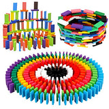 BigOtters Super Domino Blocks, 360PCS Bulk Domino Start Kit 12 Colorful Wooden Domino Blocks Educational Racing Game for Kids Birthday Party Favor BigOtters