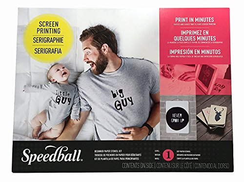 Speedball Paper Stencil Beginner Screen Printing Kit - WoodArtSupply