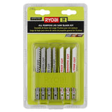 Ryobi A14AK10 All-Purpose Jig Saw Blade Kit (10-Piece) Ryobi
