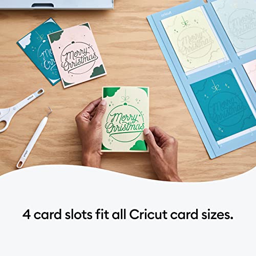 Cricut Cutaway Cards with 2x2 Card Cutting Mat and 30 Piece Pen Set Bundle - Ultimate Card Making Pack, Variety Gel Pen Pack, Craft Cutting Machine - WoodArtSupply