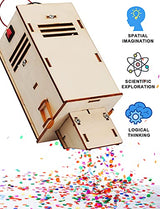 4 Set STEM Kits, STEM Projects for Kids Ages 8-12, Science Experiment Building Kit, Wooden 3D Puzzles, Educational Building Toys, Gifts for Poraxy