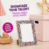 DIY Mosaic Picture Frame Kit for Kids - Arts and Craft Kits for Girls & Boys - Crafts for 6-14 Year Old - Photo Birthday Gifts for Ages 6, 7, 8, 9, Dan&Darci