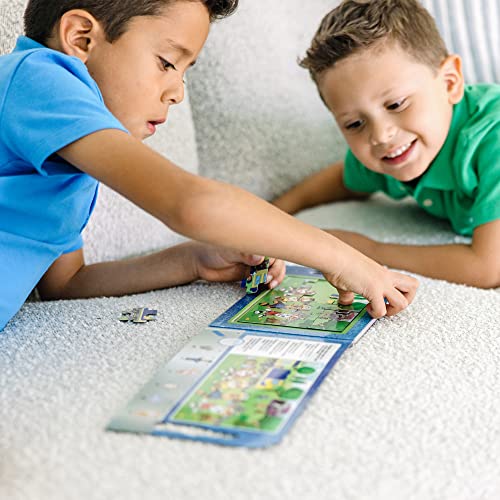 Melissa & Doug PAW Patrol Take-Along Magnetic Jigsaw Puzzles - Big Pup Trucks | Puzzles for Kids | Travel Activity Pad | 3 and Above | Gift for Boys Melissa & Doug