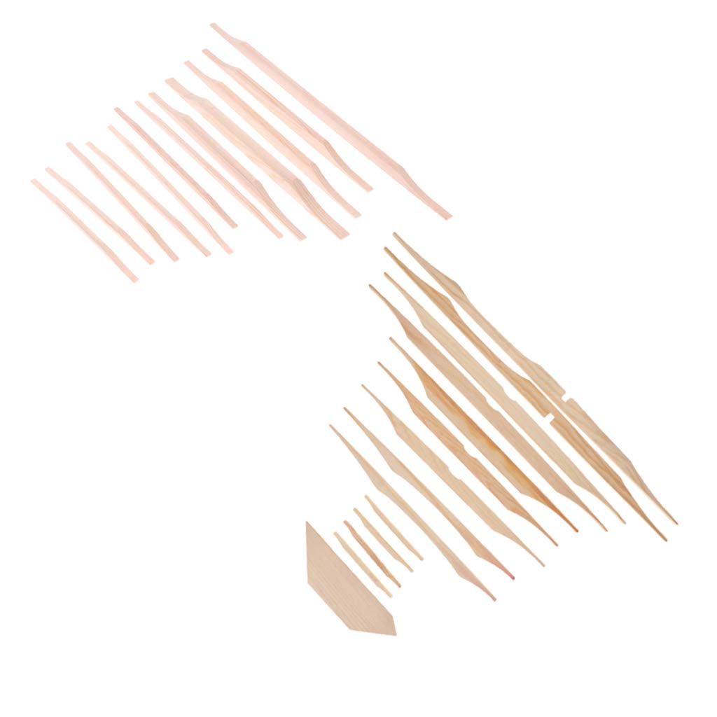 Fancyes Set of 2 Guitar Spruce Brace Wood Kit for Luthier Guitar Maker DIY Fancyes