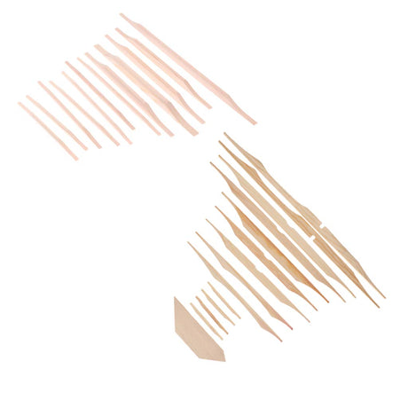 Fancyes Set of 2 Guitar Spruce Brace Wood Kit for Luthier Guitar Maker DIY Fancyes