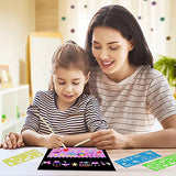 ZMLM Rainbow Scratch Paper Kit: 117Pcs Magic Art Craft Stuff Supplies Black Drawing Pad for Age 3-12 Kids Children Girl Boy DIY Toy Activity ZMLM