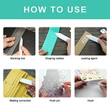 Enjoy Myself 7pcs Bone folder and Scoring Tool, Paper Folding Tool, Bone Origami Creaser for Scrapbooking Card Making Enjoy Myself