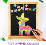 Chalkola 10 Fine Tip Liquid Chalk Markers for Chalkboard Signs, Blackboard, Window, Labels, Bistro, Glass, Car (10 Pack 3mm) - Wet Wipe Erasable Ink Chalkola