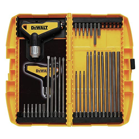 DEWALT Hex Key Wrench Set, Ratcheting. T-Handle Set, 31-Piece (DWHT70265) DEWALT