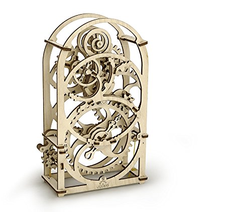 UGEARS Timer 20 min - Wooden Models to Build for Adults - 3D Mechanical Model Unique Puzzles - Brain Teaser and Model Building Sets for Adults - WoodArtSupply