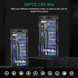 ORIA Precision Screwdriver Kit, 60 in 1 with 56 Bits Screwdriver Set, Magnetic Driver Kit with Flexible Shaft, Extension Rod for Mobile Phone, ORIA