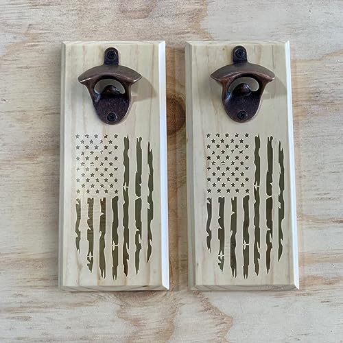 Large American Flag Stencil Star Stencils for Painting 50 Stars Military Template for Flag Patriotic Wood Burning Stencils for Spray Painting on Pkqon