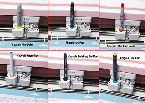 40 Packs Pen Adapter Set Compatible with Cricut (Explore Air, Explore Air 2, and Maker), Pen Adapter Compatible with - WoodArtSupply