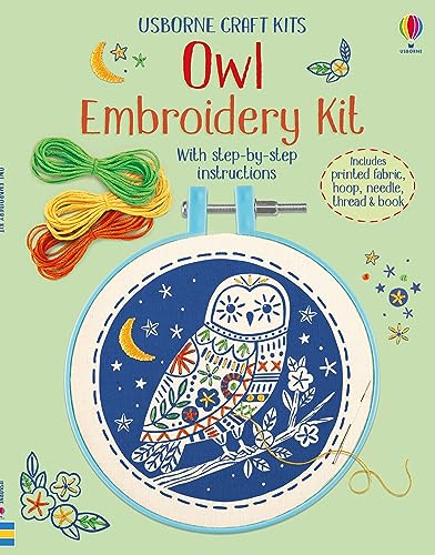 Embroidery Kit: Owl - WoodArtSupply