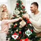 Large Christmas Wooden Ornaments to Paint 10Pcs, DIY Blank Unfinished Bell Wood Cutout Ornament for Crafts Hanging Decorations, Halloween Sophena