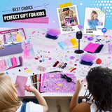 600+Pcs - Fashion Designer Kit for Girls with 5 Mannequins - Creativity DIY Arts and Crafts Kit Educational Toys - Sewing Kit for Kids Ages 8-12 - ONE TO FOUR