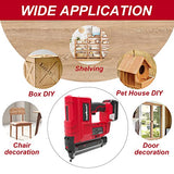 PowerSmart 20V Cordless Brad Nailer Kit, 18 Gauge Nail Gun, 2 in 1 Nail/Staple Gun with 4.0Ah Lithium-Ion Battery and Fast Charger, 18GA Nails PowerSmart