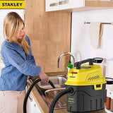 Stanley SL18910P-3 Wet/Dry, 3 Gallon, 3 Horsepower, Portable Car Vacuum, 3.0 HP AC, Black+Yellow Stanley