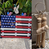 Honbay 50PCS 50mm/2inch Star Blank Unfinished Wood Slices, Wooden Star Embellishments Christmas Ornaments for DIY Crafts, Home Decoration, Games, HONBAY