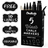 Chalkola Artist Bundle - 5 Black Variety + 5 Silver Variety Chalkola