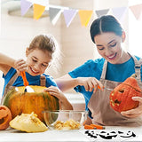 sinotron Pumpkin Carving Kit - 4 Easy Halloween Pumpkin Carving Tools Set with 10 Stencils Patterns, Professional Heavy Duty Pumpkin Carving Knife sinotron