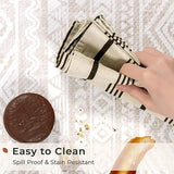 FRESHMINT Anti Fatigue Kitchen Mats for Floor 2 Piece Set, Waterproof & Non-Skid Boho Kitchen Rugs, Cushioned Kitchen Mat for Standing Washable FRESHMINT