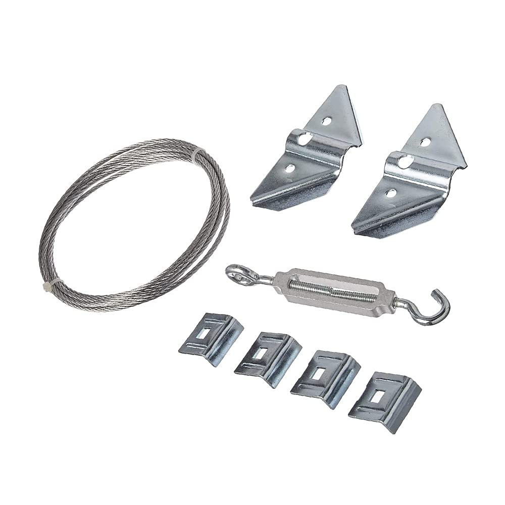 HOME MASTER HARDWARE 2 Pack Anti Sag Gate Kit for Wooden Fence Repair, Zinc Plated Steel, Anti-sag Gate Hardware Kit - Turnbuckle, Hooks, Heavy HOME MASTER HARDWARE