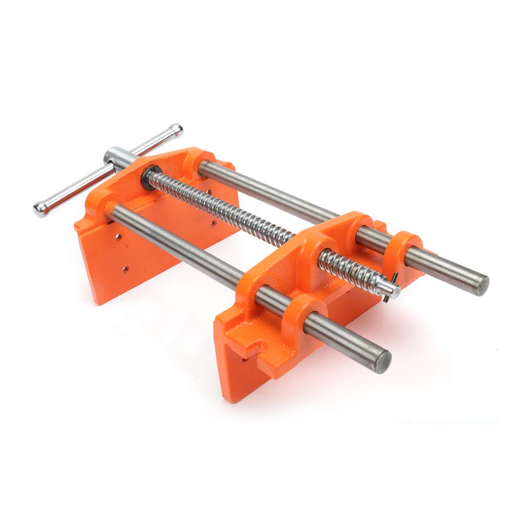 Pony Jorgensen 27091 Medium Duty Woodworker's Vise, Orange, Grey, 9-Inch By 7-Inch - WoodArtSupply