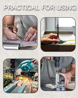 Nicpro 2mm Welder Mechanical Pencil Set with 48PCS Silver Refills, 2mm Metal Lead Holder, Carpenter Pencil with Sharpener for Welding, Cutting, Nicpro