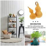 VOSAREA Natural Dried Gourds 2pcs Unfinished Wood Gourd Bottle DIY Painting Wood Peg Doll Dried Gourds for Crafts Arts Chinese Gourd Bottle Feng Shui VOSAREA