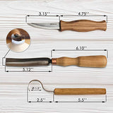 BeaverCraft S14 Wood Carving Tools Set Wood Whittling Kit Wood Carving Kit Wood Carving Hook Knife Spoon Carving Tools Wood Carving Knives Carving BeaverCraft