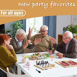 Baseball Board Game, Oak Made Leisure Game for All Ages Sport Wooden Adult Battle Table Game for Family Party Holiday Coffee Travel Time Gameboard Deartisan