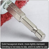 Hiqalty 9PCS Scouring Pads Abrasive Buffing Polishing Wheel Drill Attachment Set, Non Woven Wheel Polishing Kit for Drill,Power Scrubber Drill Hiqalty