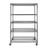 Seville Classics UltraDurable Heavy Duty NSF Solid Steel Wire Rack Storage Unit, Organizer for Garage, Warehouse, Office, Restaurant, Classroom, Seville Classics