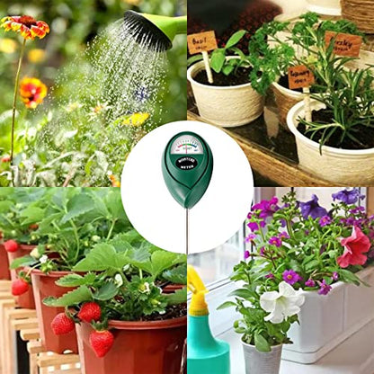 Hathdia Soil Moisture Meter, Plant Water Meter Soil Meter Moisture Sensor Hygrometer for Indoor Outdoor Plant Care,No Battery Needed(Green) - WoodArtSupply