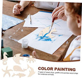 CORHAD 28Pcs Doodle Marine Wood Chips Unfinished Wood Cutout Shapes Wood Seahorse Cutout Wood Nautical Cutout mariposas decorativas para pared Wood CORHAD